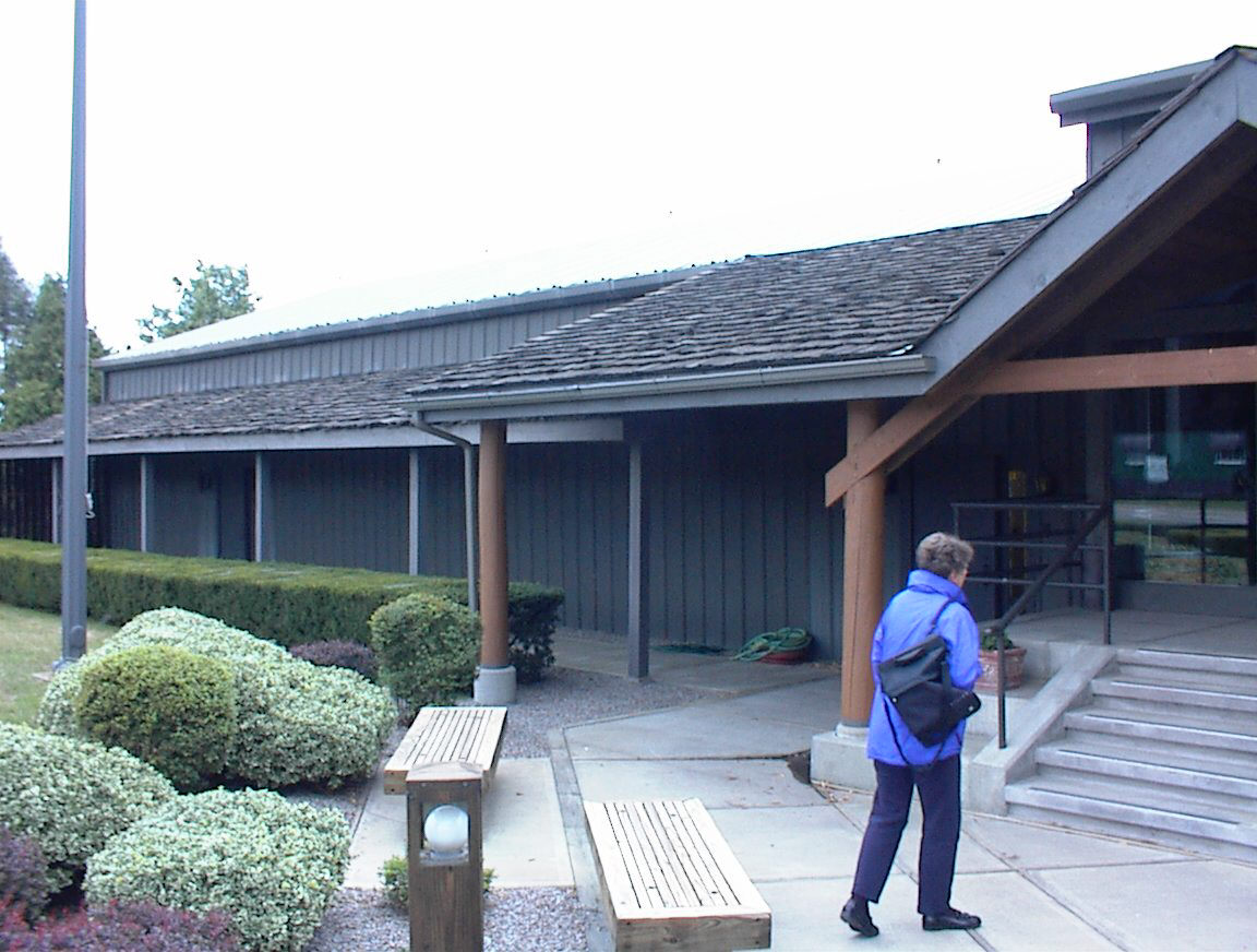 entrance to winery area